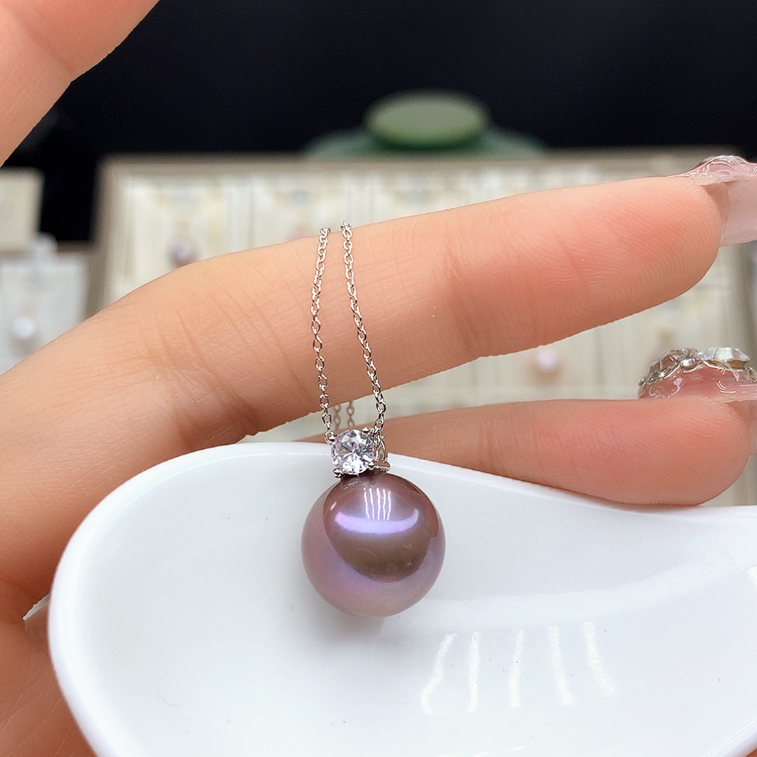 淡水珍珠颈饰合金