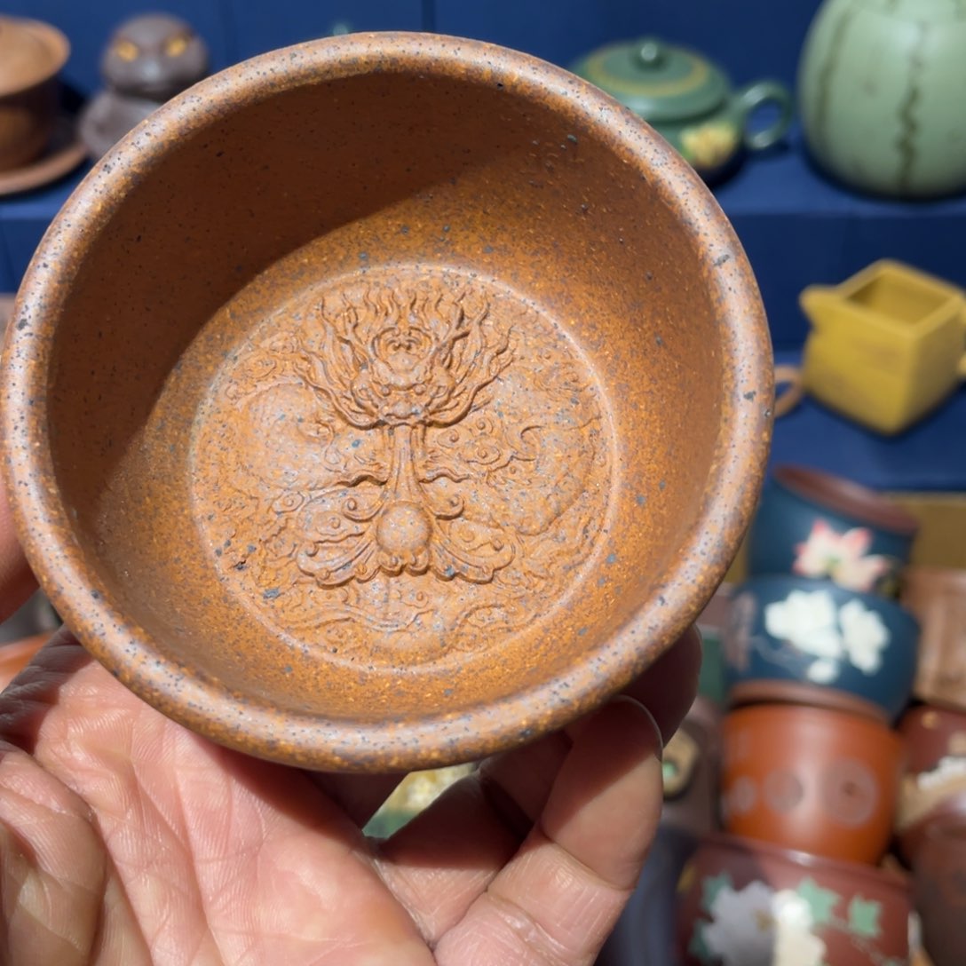 原矿紫砂手工主人杯