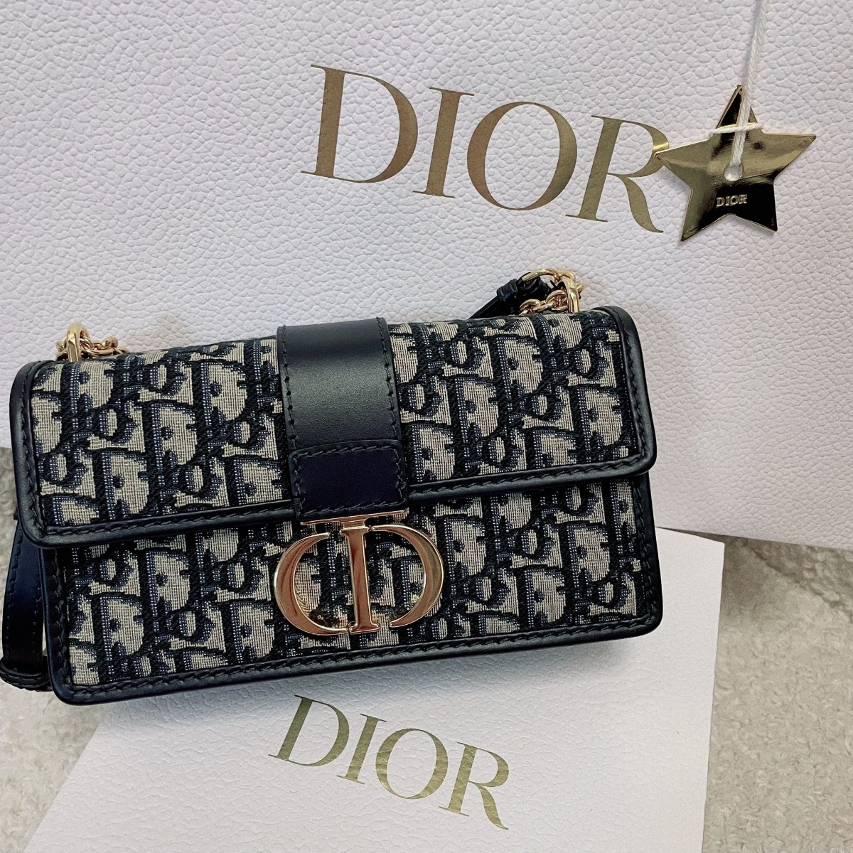 99新 DIOR/迪奥 Dior老花蒙田 30小号 25090135-05