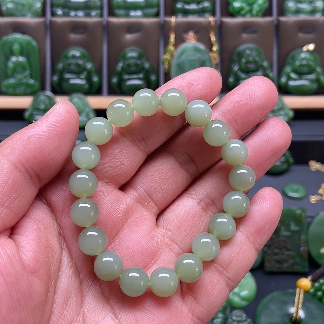 和田玉手链未镶嵌