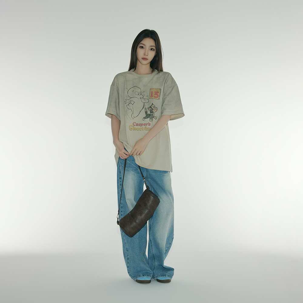 BASEMENT FGx鬼马小精灵 美式复古宽松印花短袖T 251020858006
