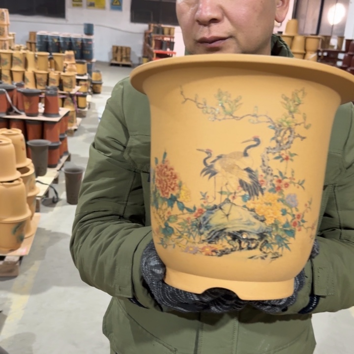 紫砂花盆破损补发