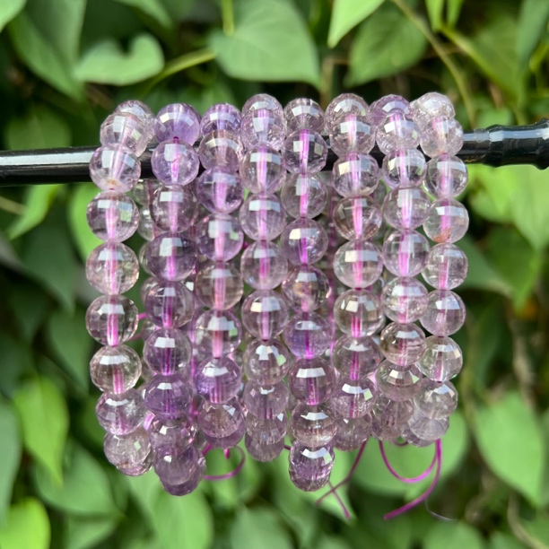 【月月家】AF015天然水晶 高透刻面紫水晶 多样性发其一