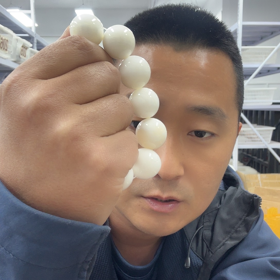 白玉菩提手串20白珠子