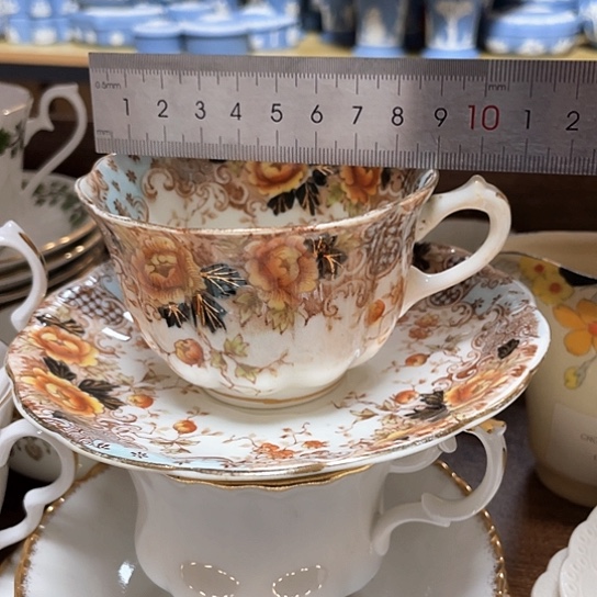 盖碗欧瓷瓷器中古美品