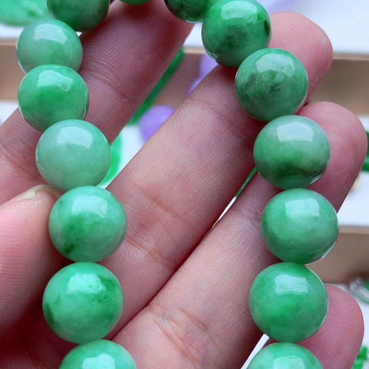 翡翠未镶嵌手链手串