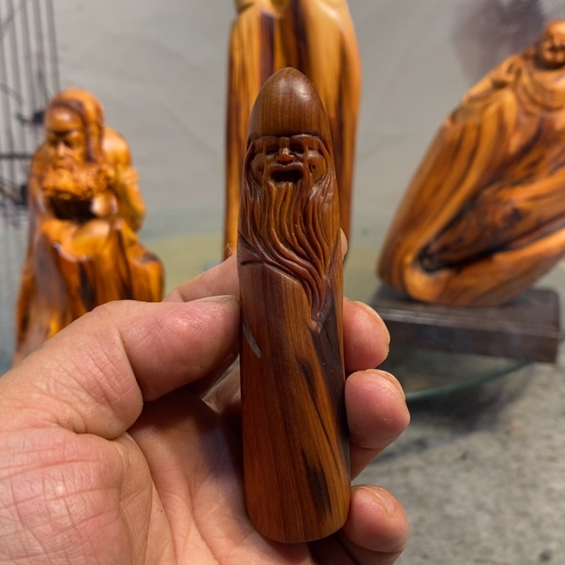 【闪购商品】柏木（崖柏）根雕木雕工艺品摆件家居手把件