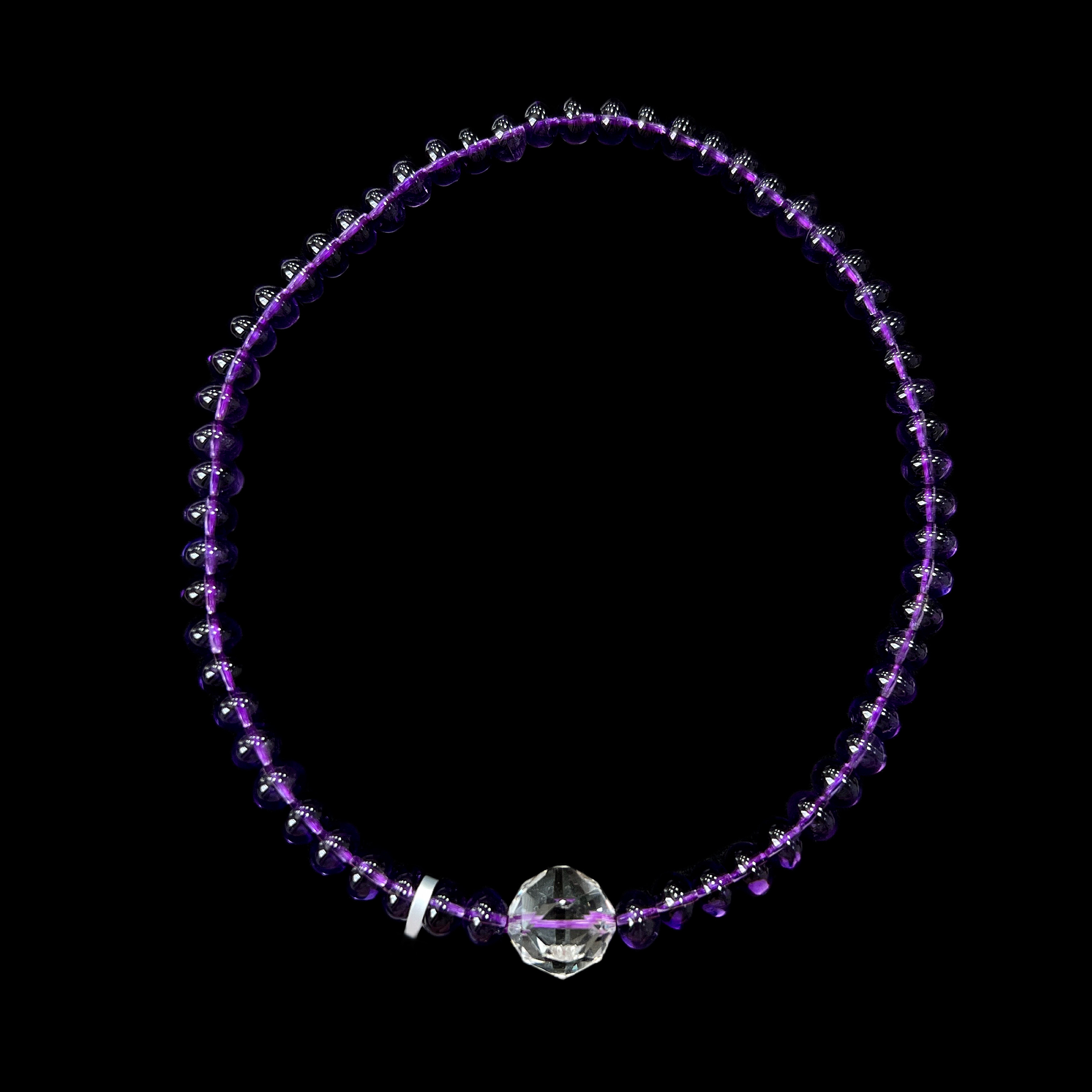 8986-紫水晶手串孤品