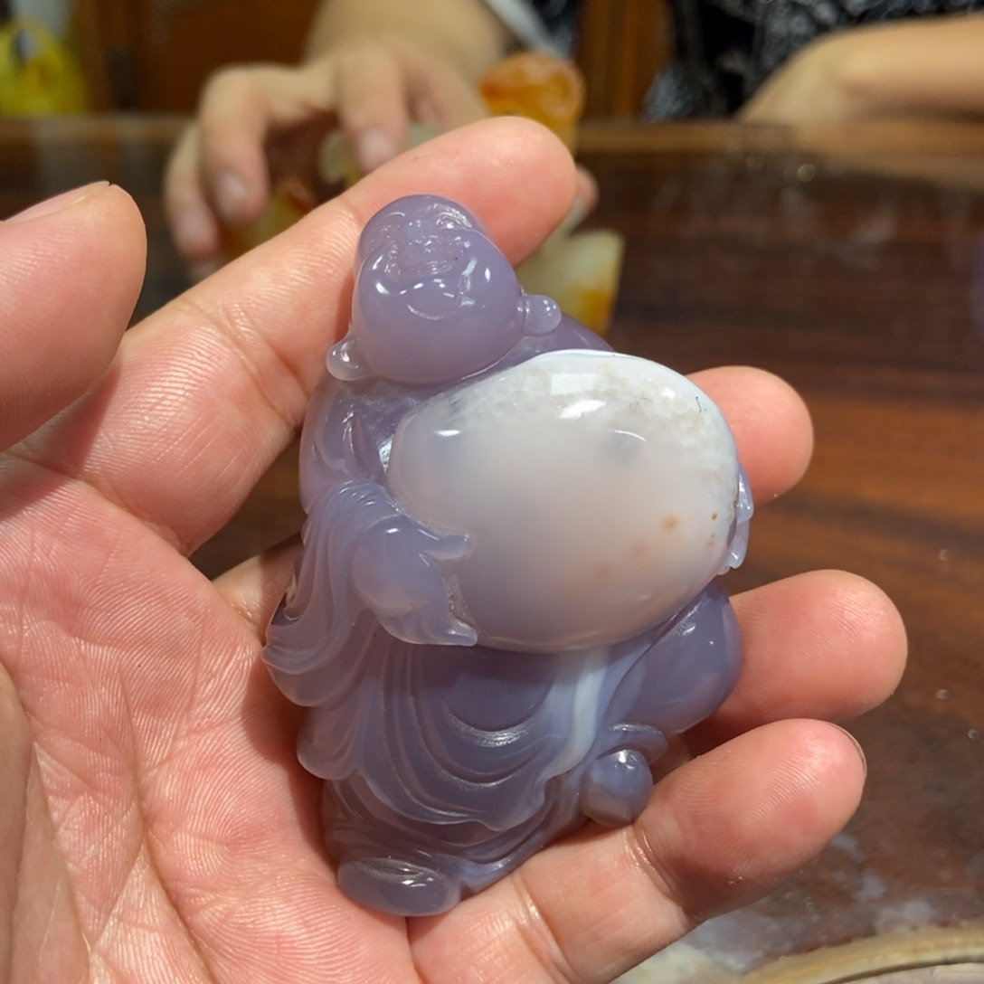 抖***八玛瑙/玉髓挂件未镶嵌