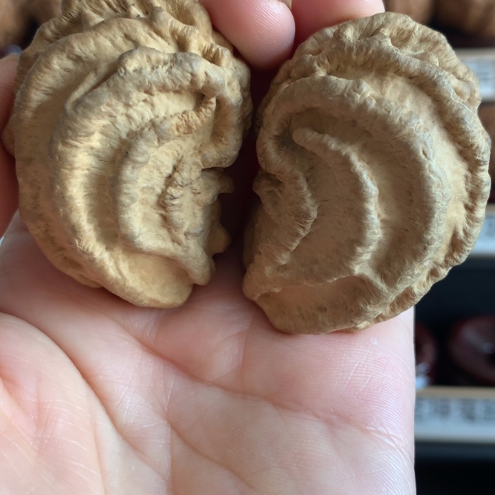 文玩核桃把件乾坤鬼脸48+