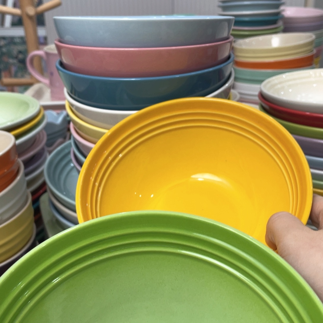 瓷片微瑕2个温哥华面碗650ml