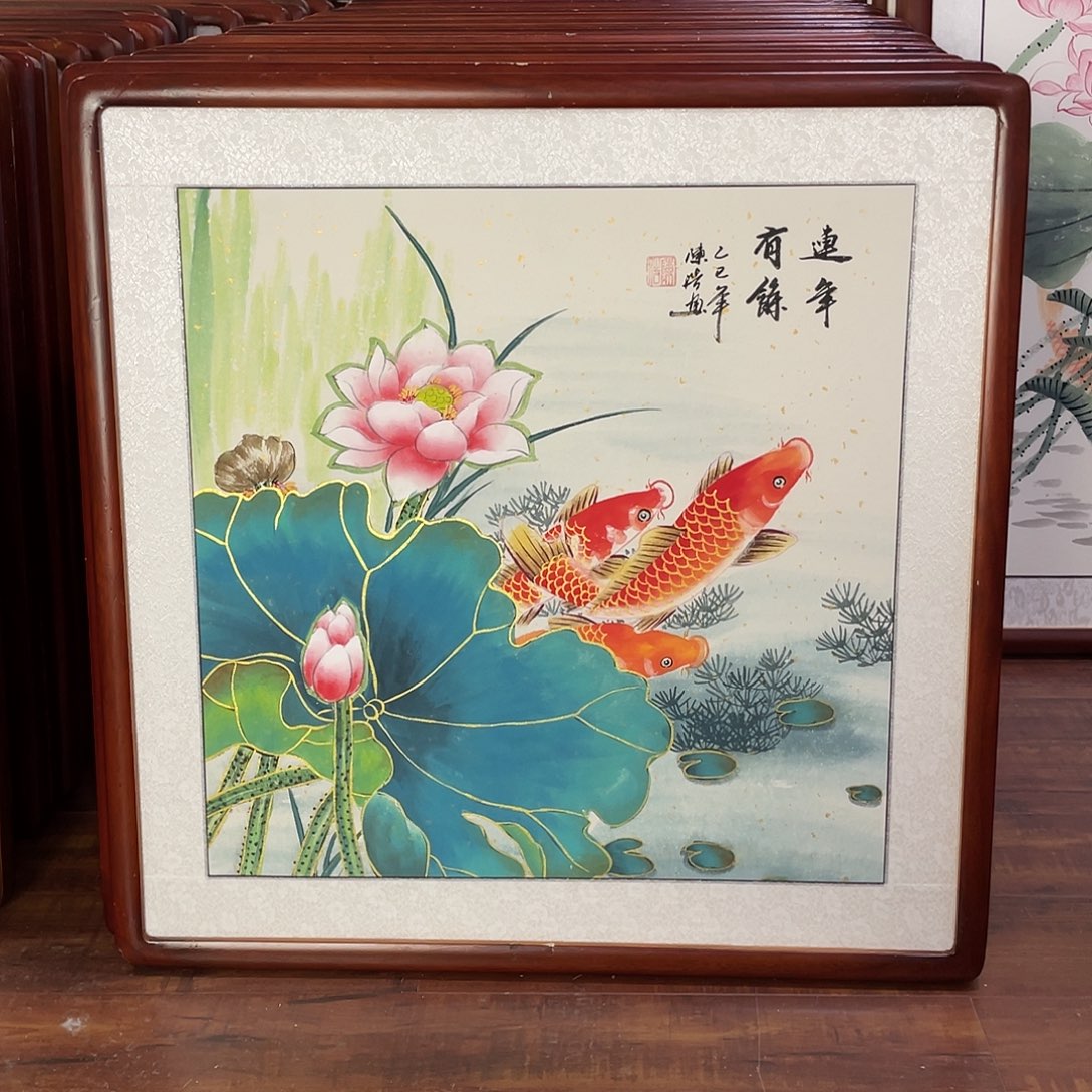 国画带框尺寸63*63厘米