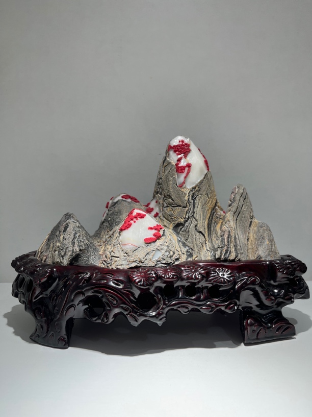 灵璧石-白灵玉-奇石摆件