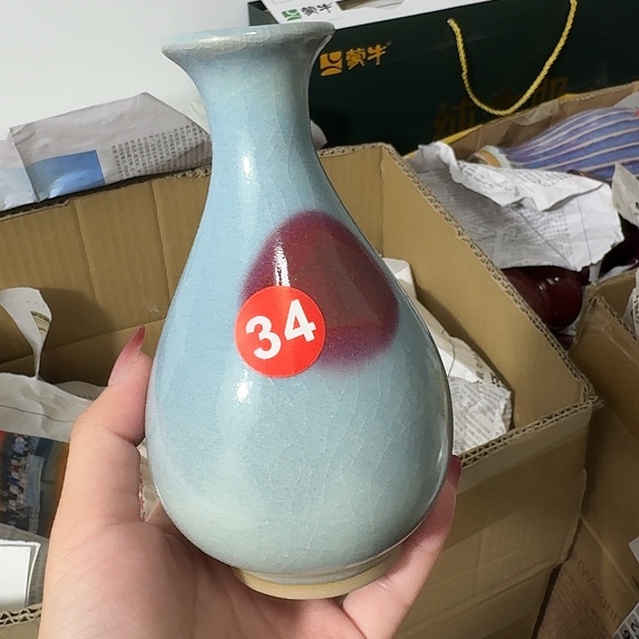 摆件陶郑家钧窑摆件