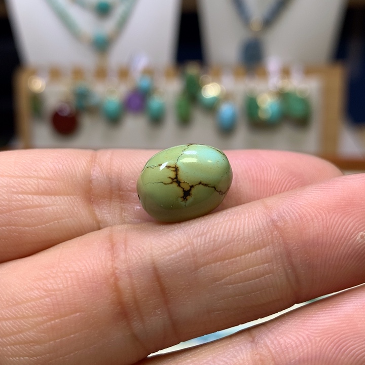 绿松石未镶嵌糖豆