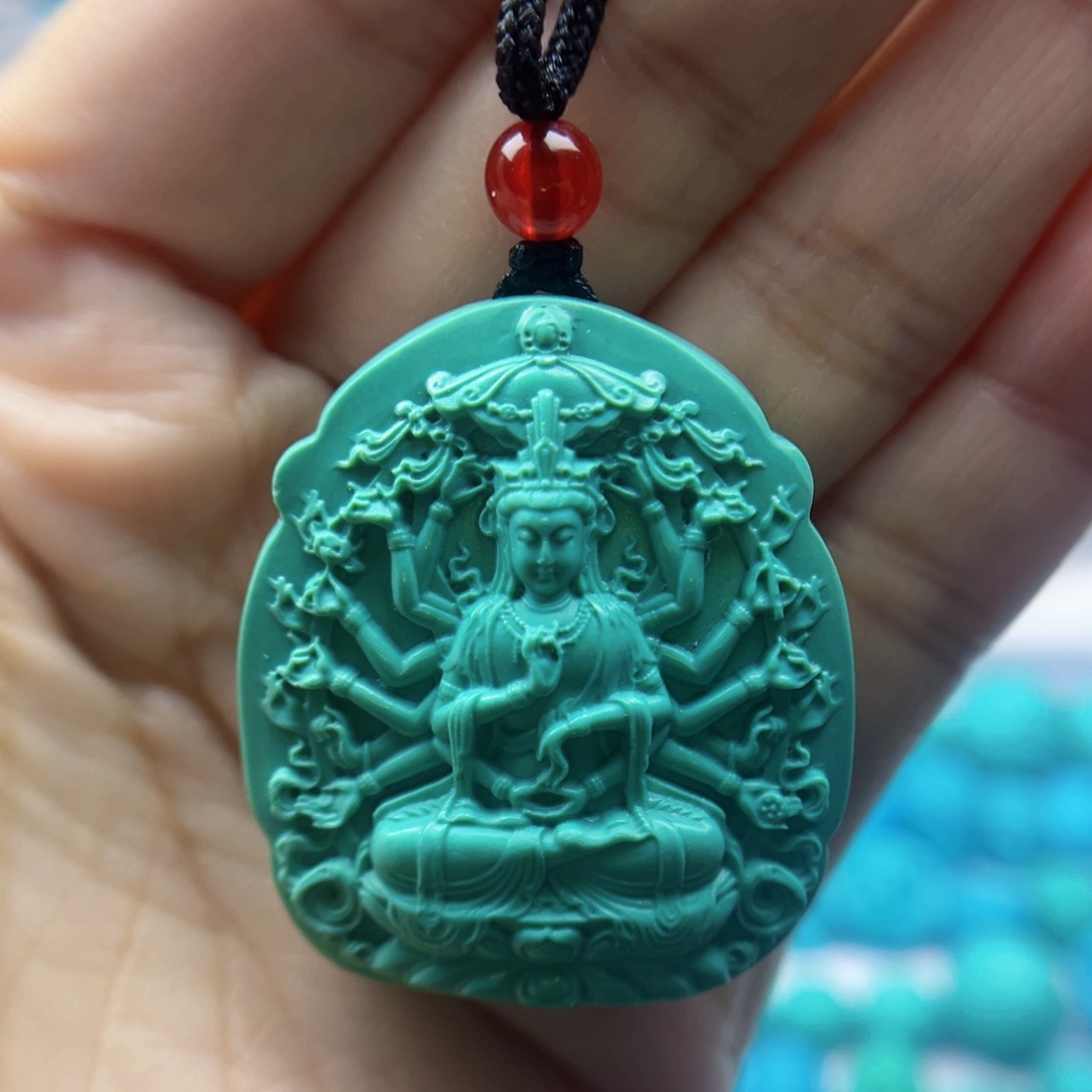 绿松石雕刻未镶嵌