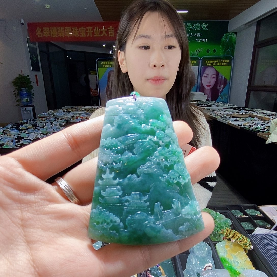 颈饰未镶嵌翡翠翡翠