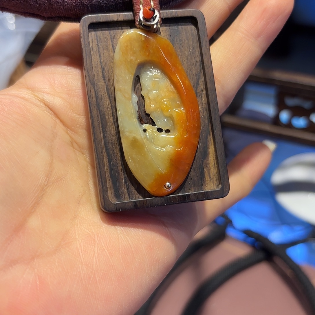 翡翠未镶嵌颈饰原创