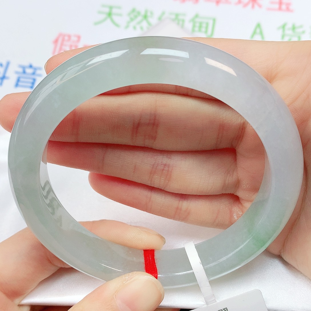 未镶嵌手镯翡翠E**-翡翠手镯62