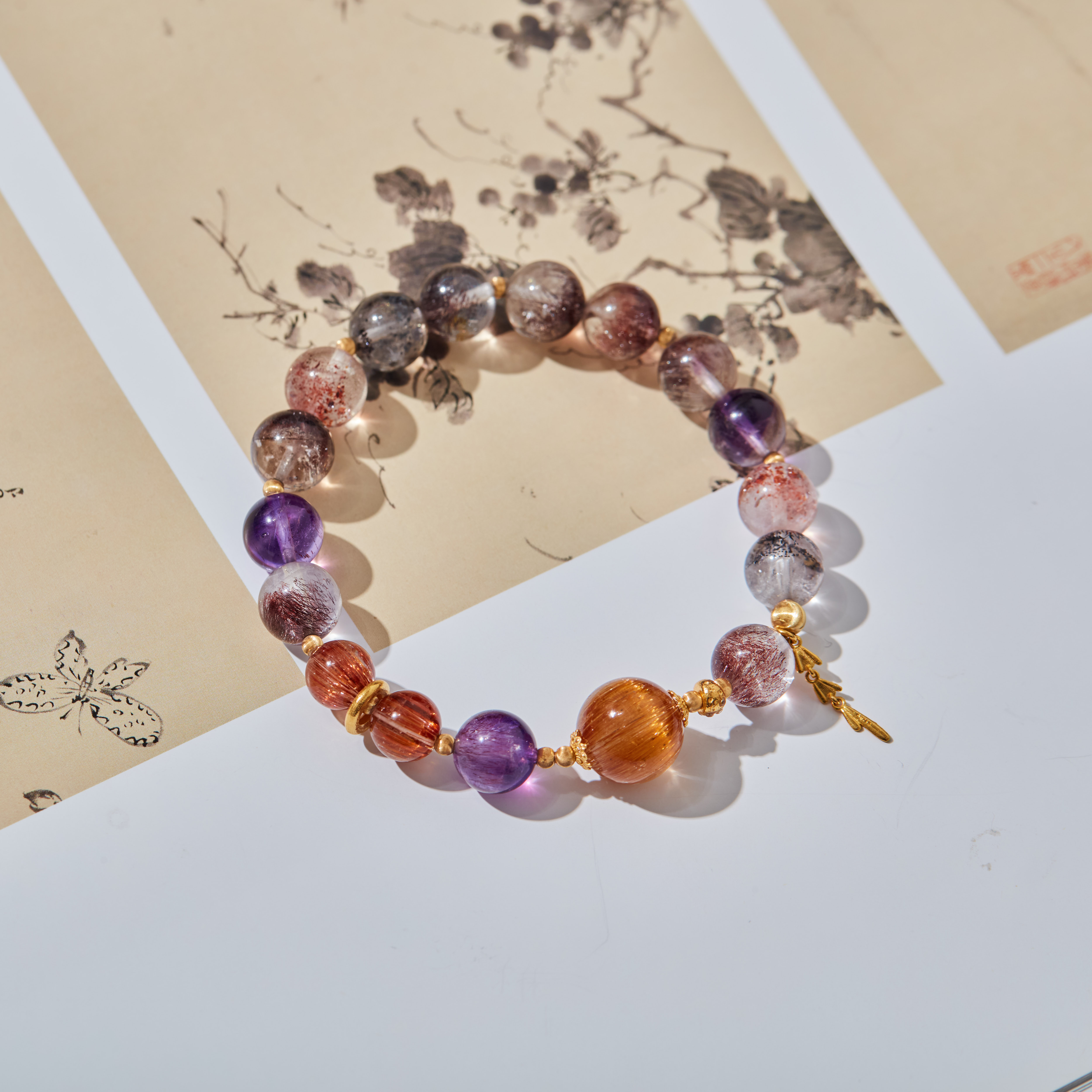  【云上雅岚】18K超七铜发手串多样性发一#XYGD273112-A