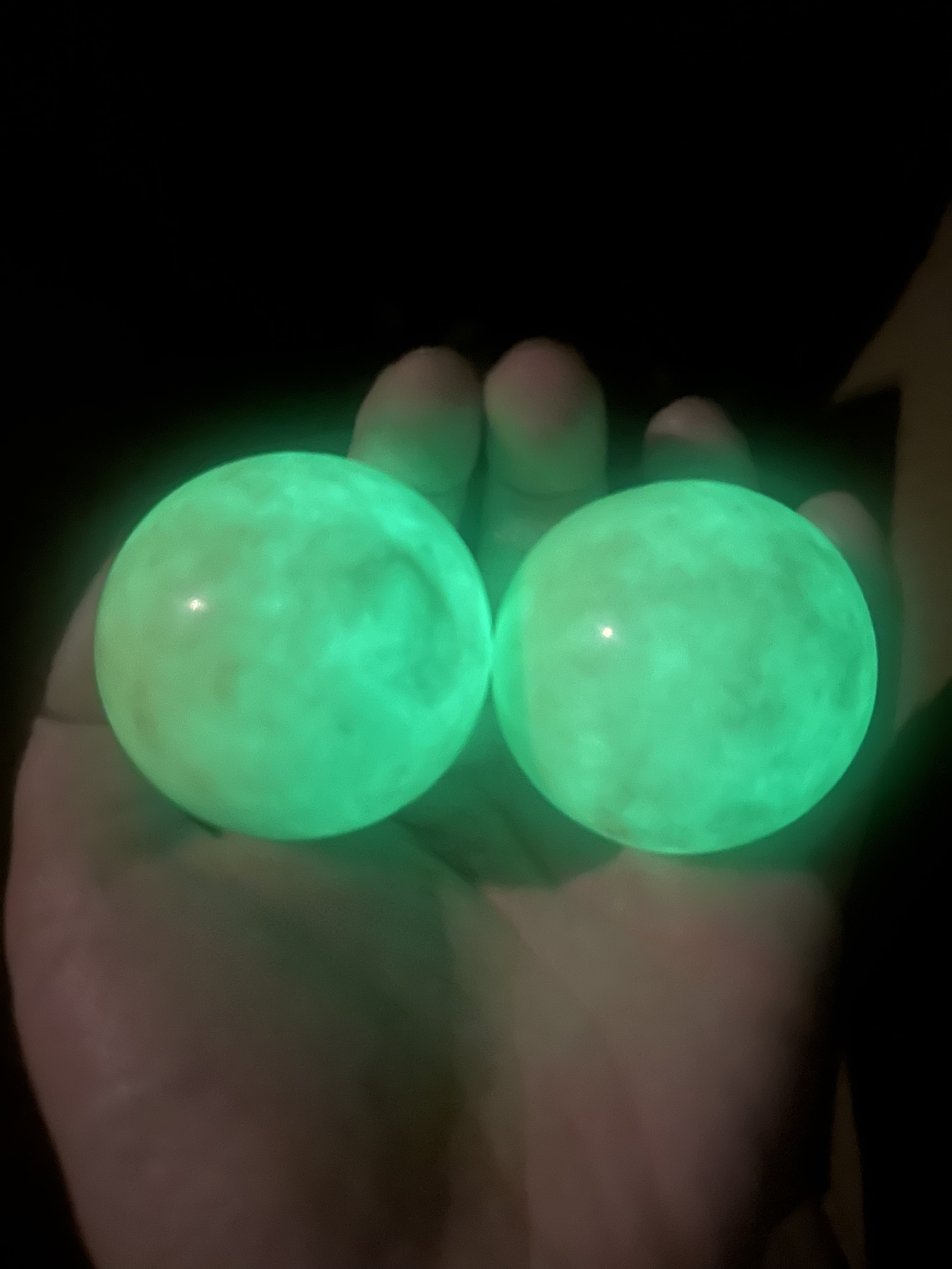 ZH0738夜明珠一对 无礼盒