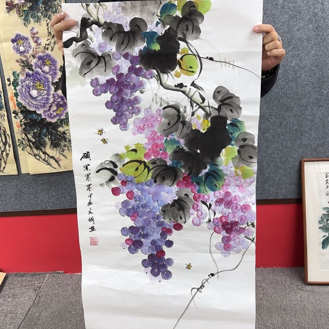 国画国画作品多次入选国内外