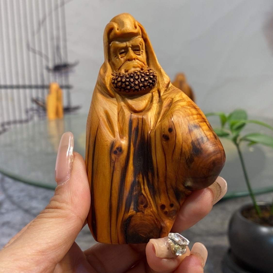 【闪购商品】柏木（崖柏）根雕木雕工艺品摆件，满十送一手把件