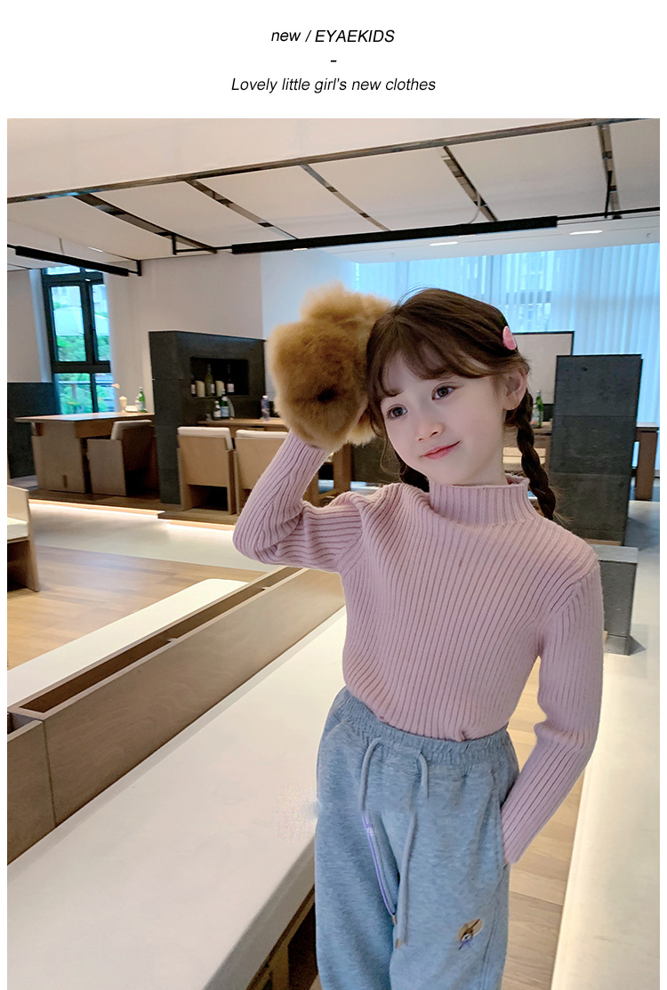 五色打底半高领厚款纯色毛衣打底衫加厚洋气百搭