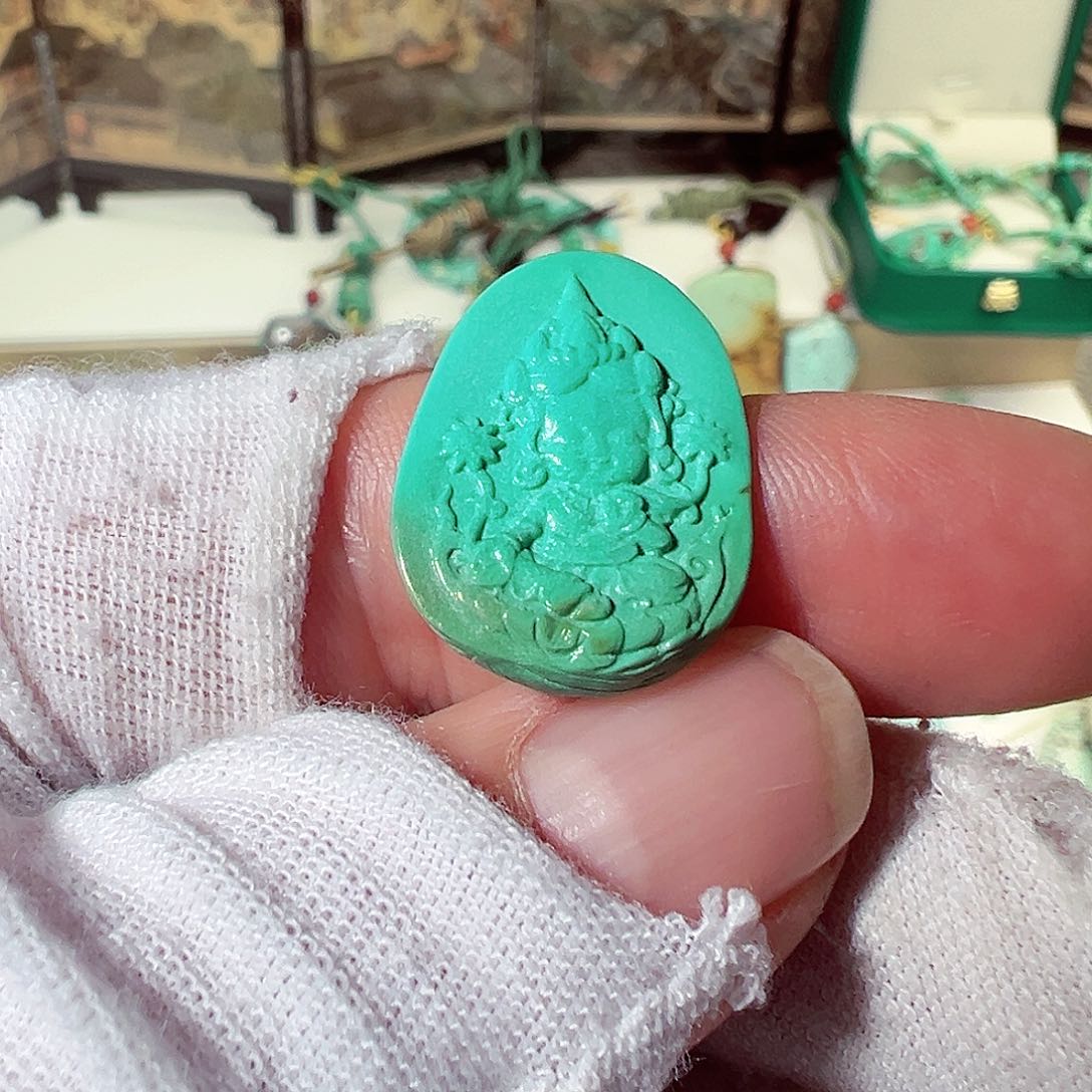 绿松石度母未镶嵌
