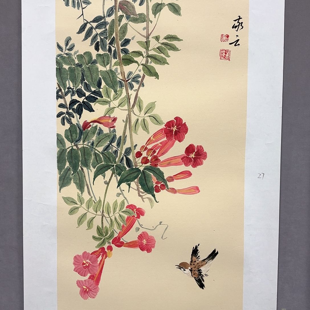国画国画纯手绘作品请放心去藏