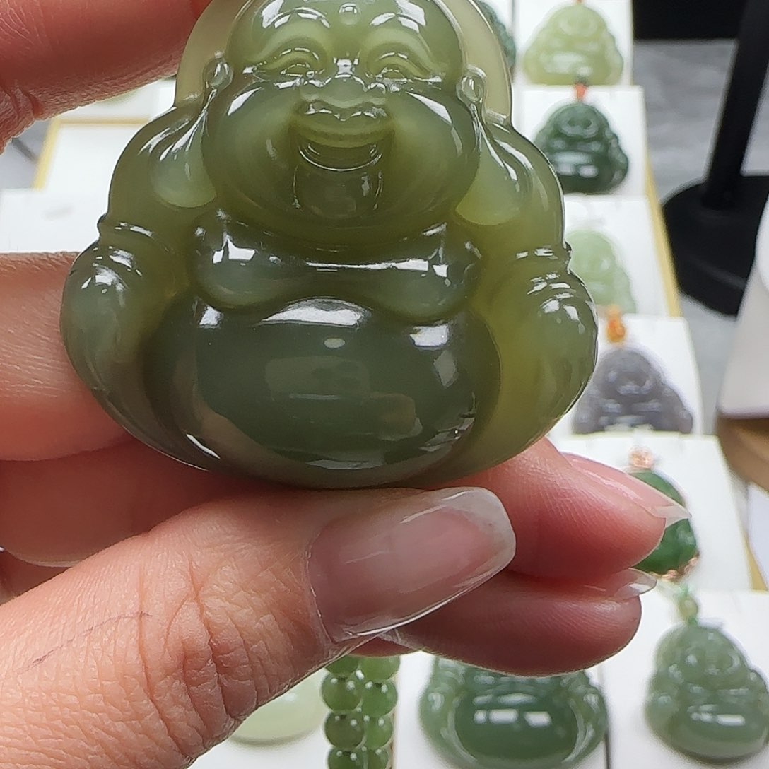 和田玉颈饰未镶嵌樱*