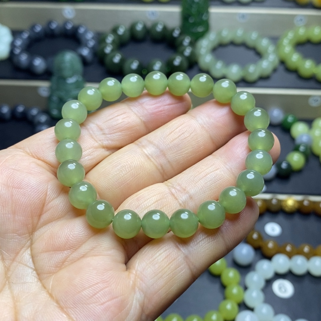 和田玉未镶嵌手链