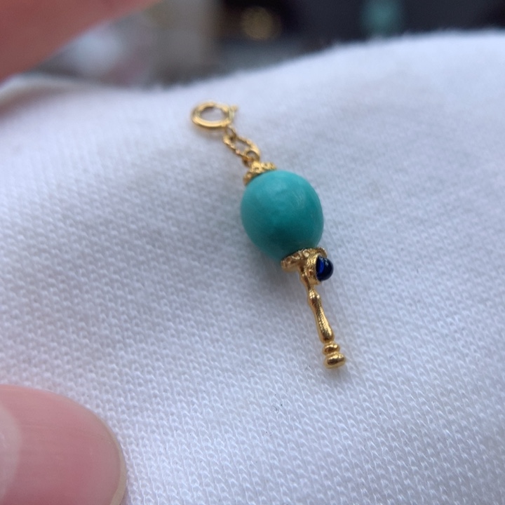 绿松石绿松石配饰18K金镶嵌