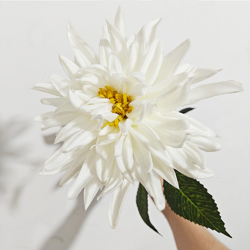 【手感大丽花】花心思仿真花材批发婚庆婚礼堂背景装饰家居花束