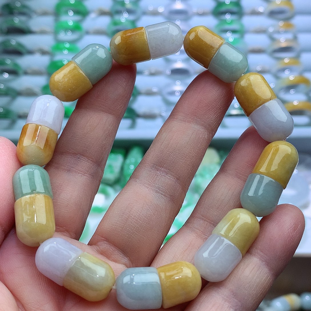 未镶嵌戒指翡翠手串