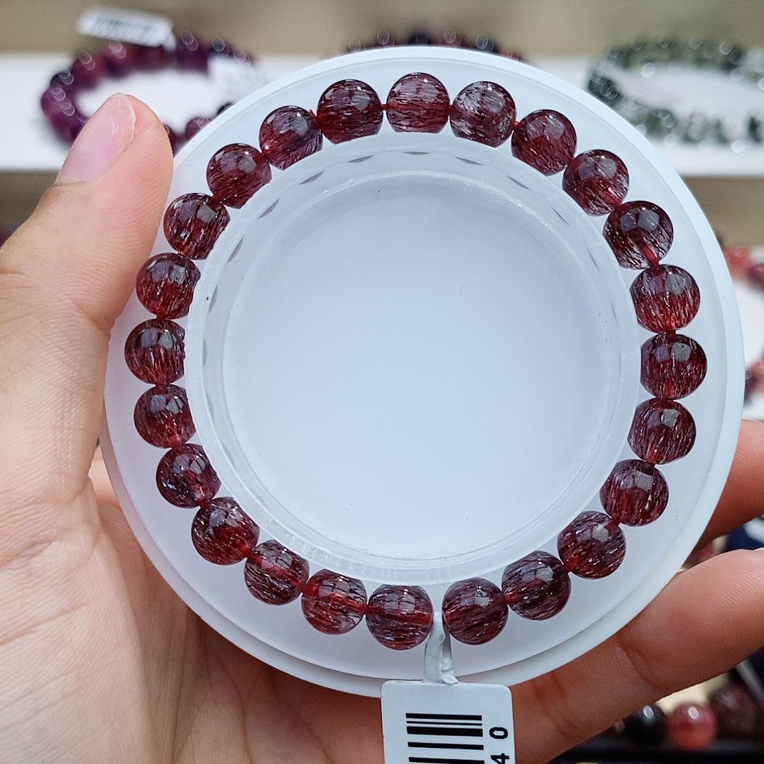 水晶手链未镶嵌红超七7+