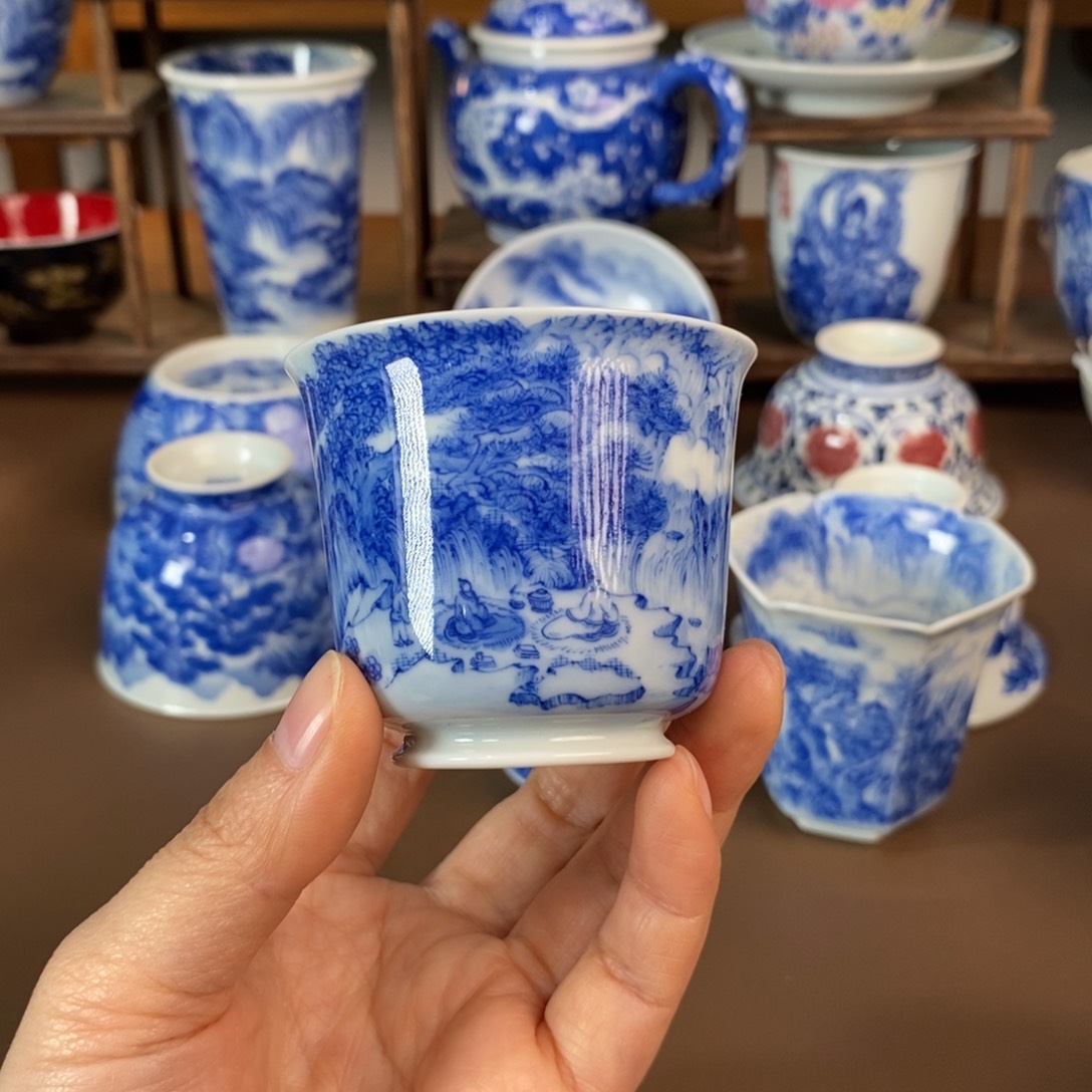 杯景德镇陶瓷手工手绘