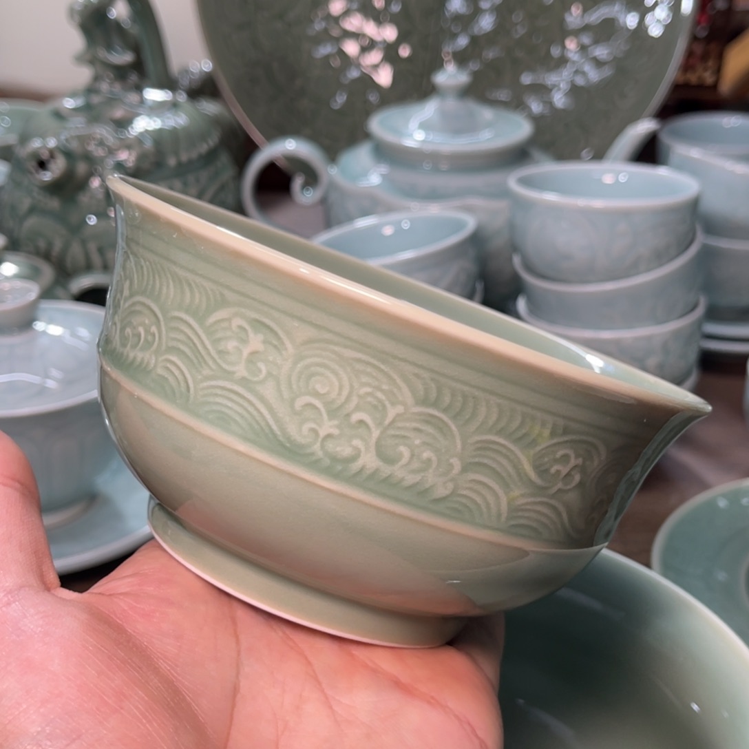微瑕5.5英寸海浪碗1只