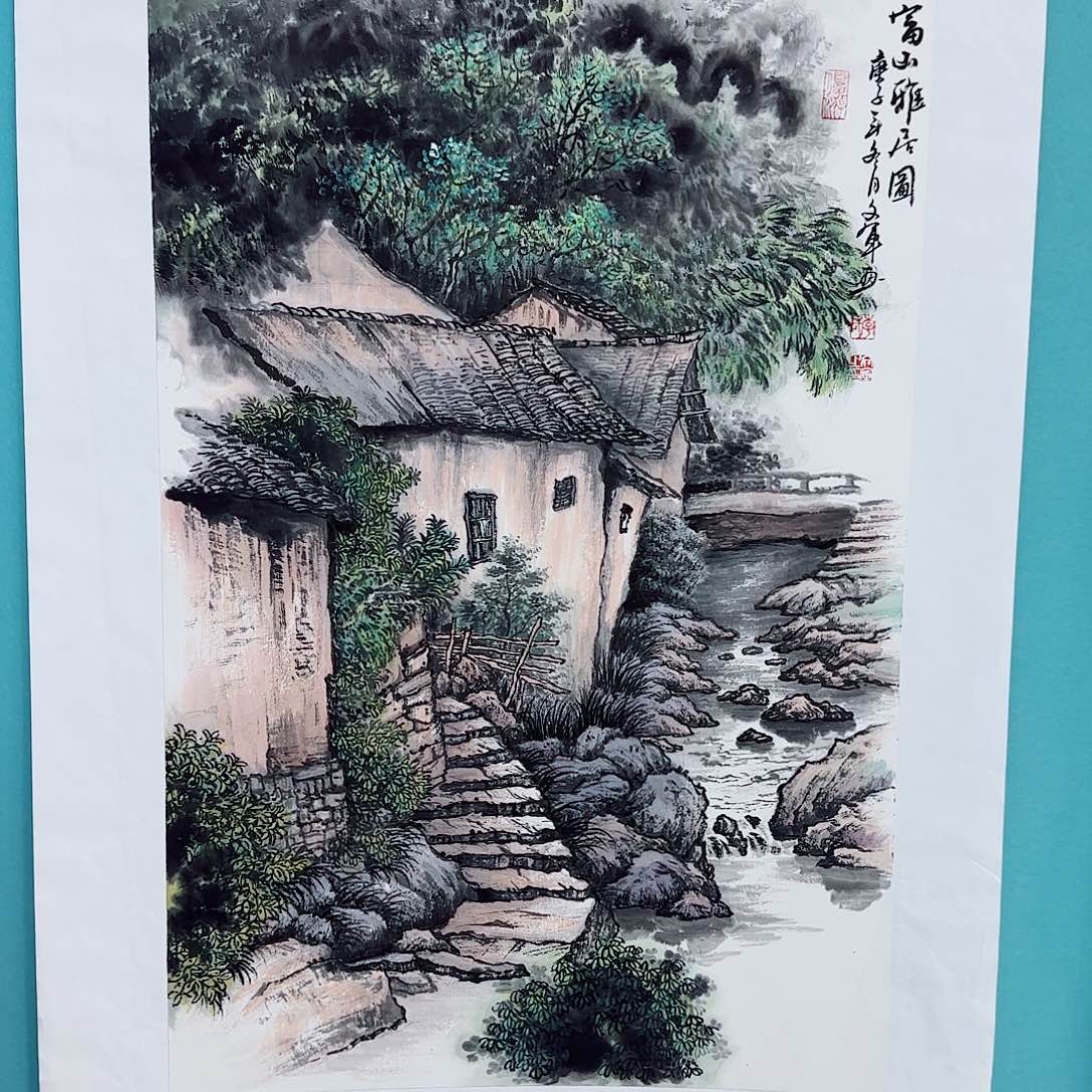 国画李文军教授作品
