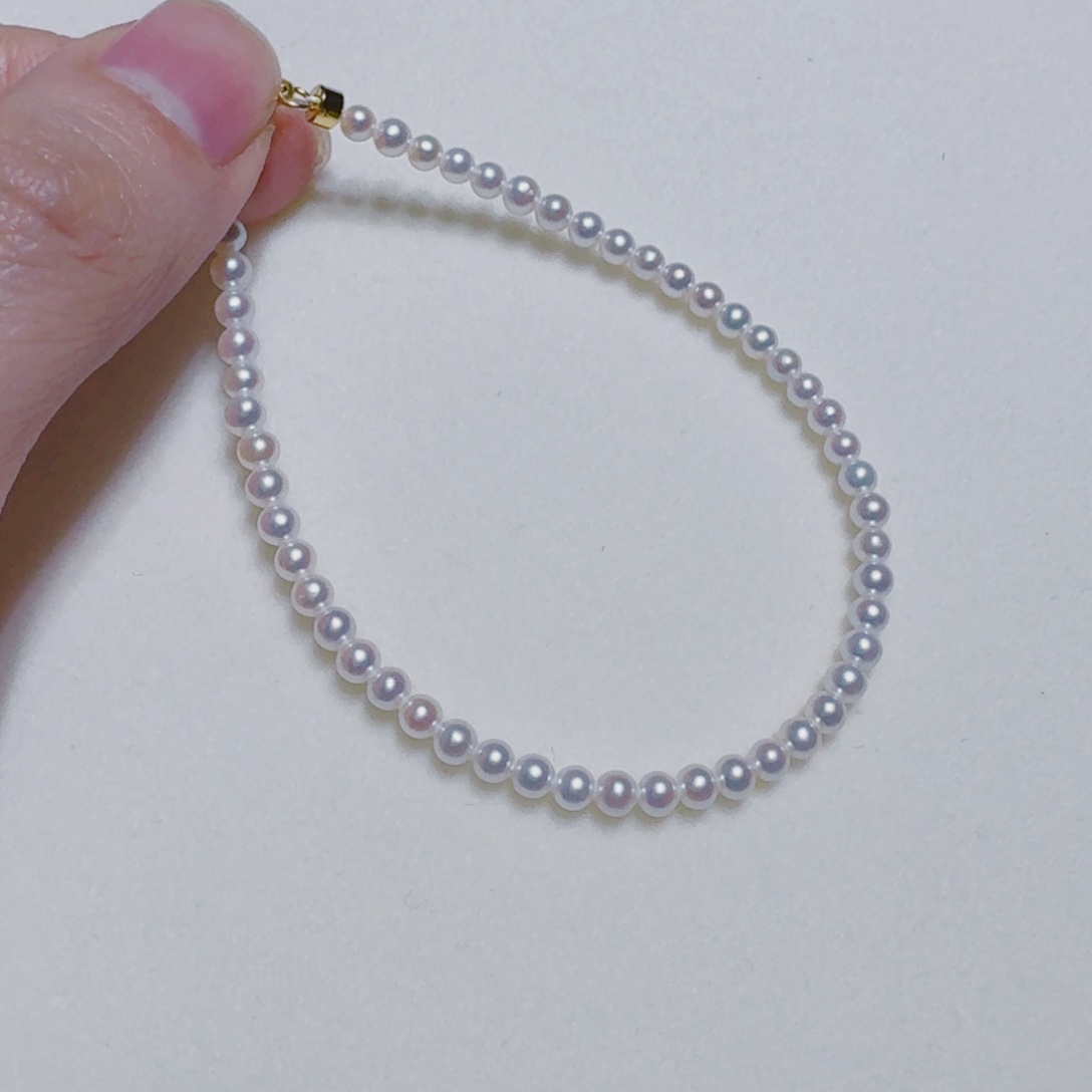 淡水珍珠手绳银S925镶嵌199