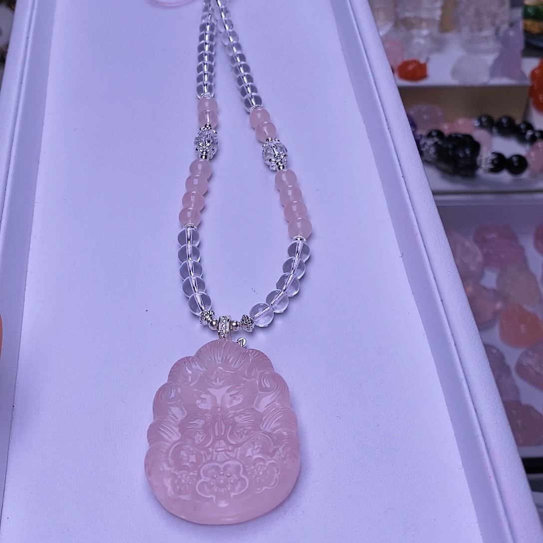 水晶颈饰未镶嵌三****酱一套宠链