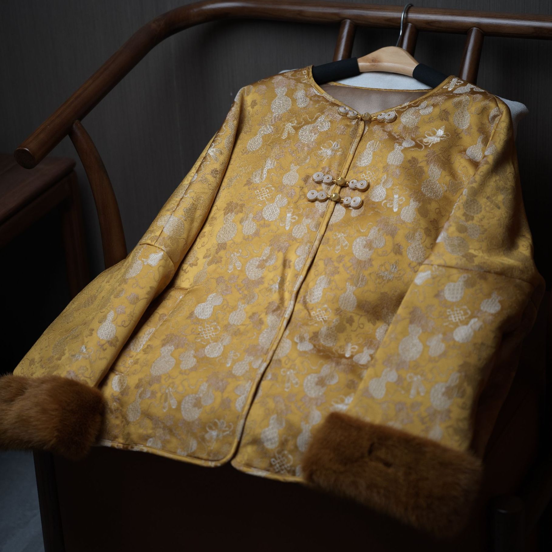 『庭絮』新中式重磅国风棉服DISW7058