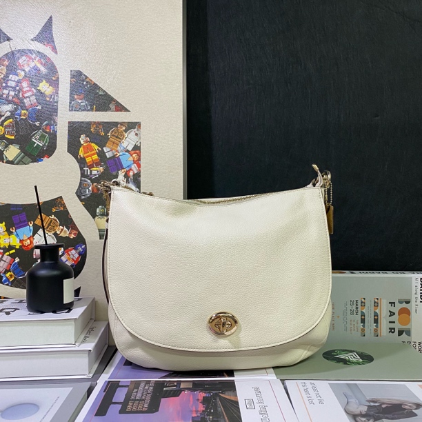 95新 COACH/蔻驰 21399斜挎包 37*26