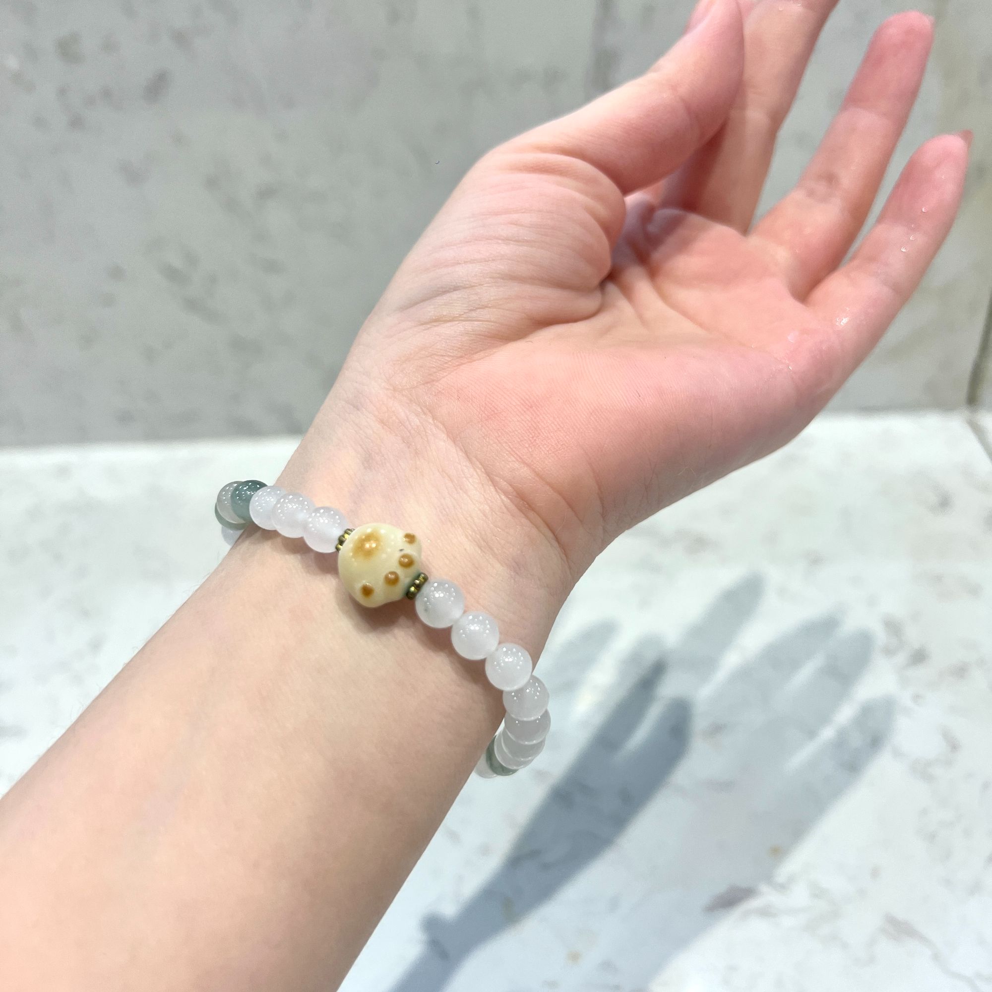 天山翠 猫爪手串百搭可爱