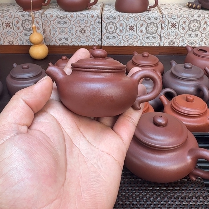 马***功茶壶紫砂原矿底槽清小仿古80cc