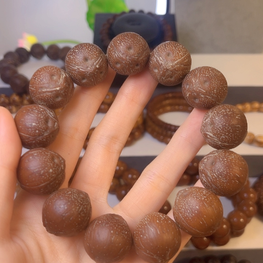 手串紫金鼠原皮大尺寸纯圆巴西籽