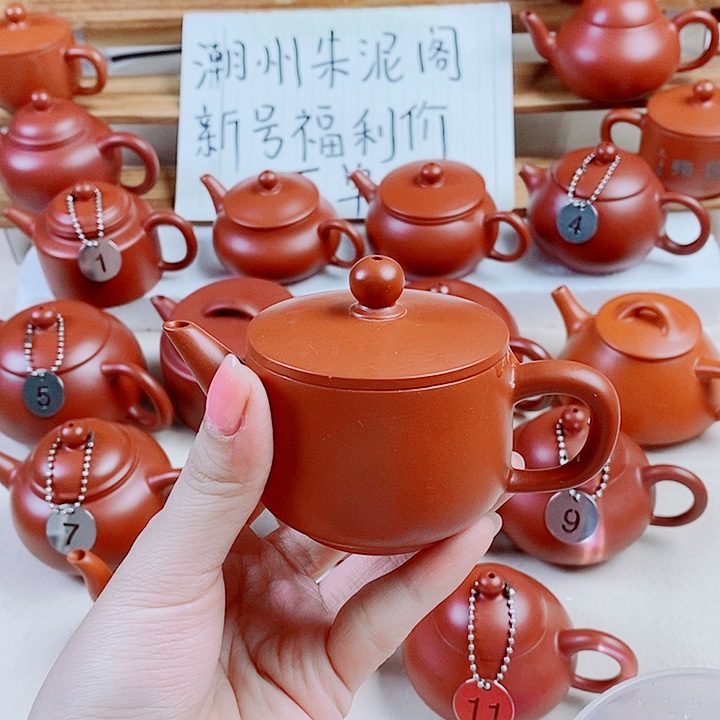 潮州朱泥壶手拉汉瓦90