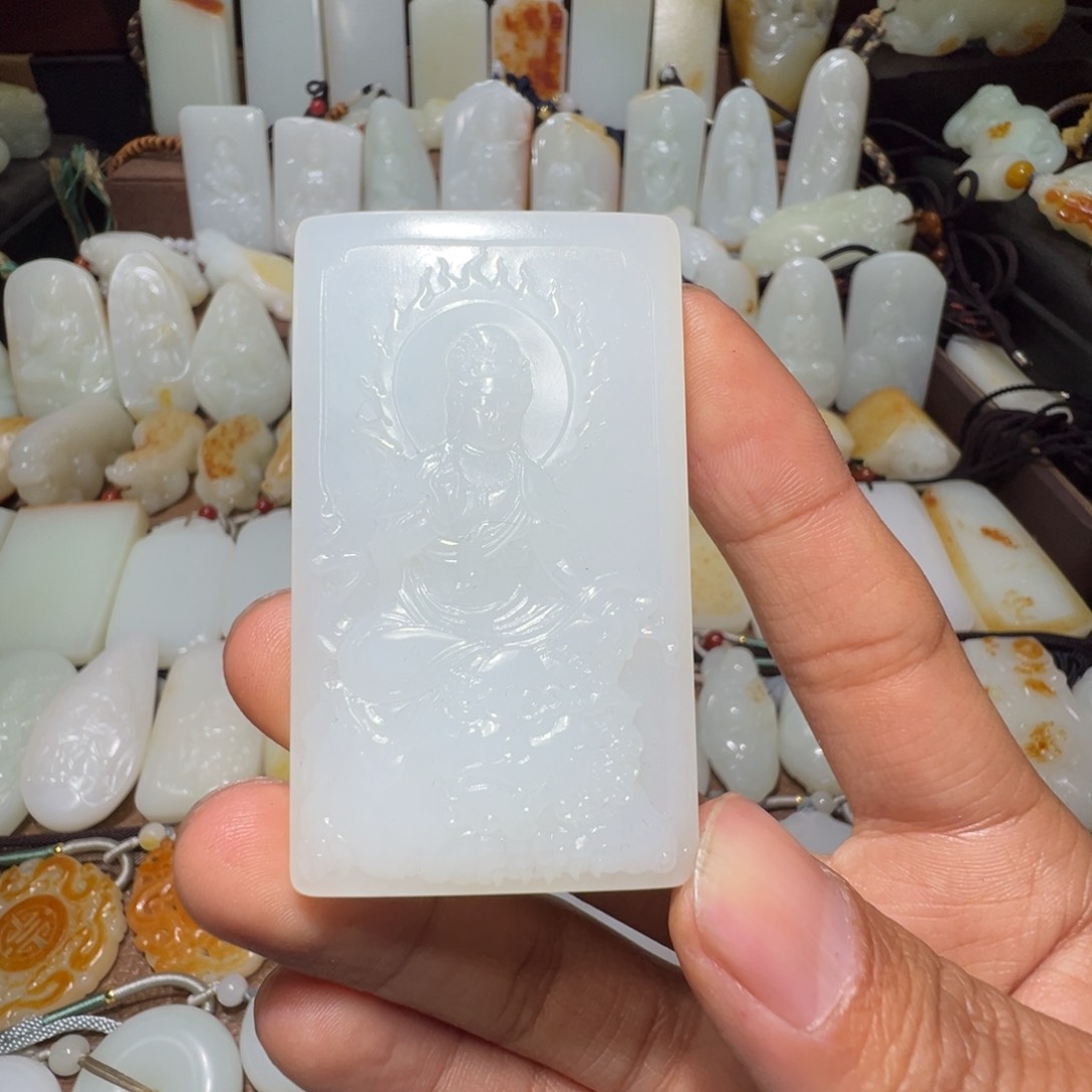 和田玉吊坠(不含链)未镶嵌J****桀