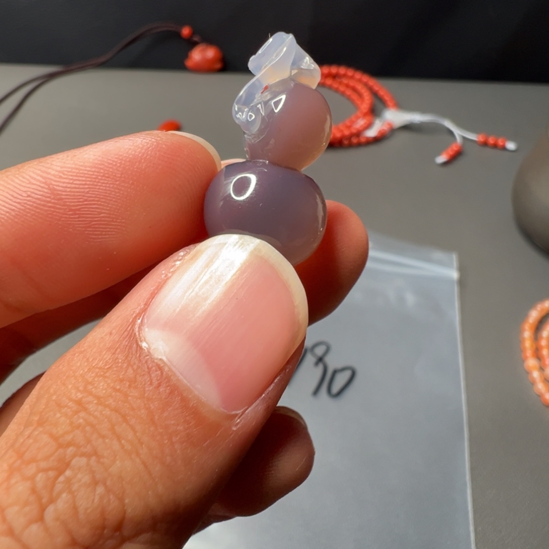 玛瑙/玉髓未镶嵌190号荔枝冻葫芦