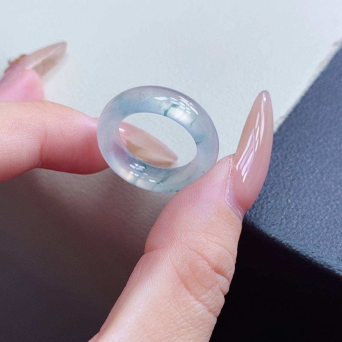 未镶嵌戒指翡翠10-11号